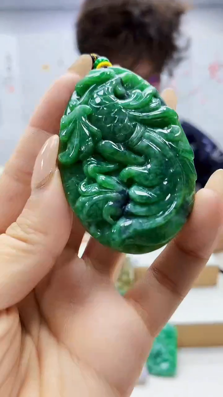 未镶嵌定制翡翠4688ty-毛货挂件19