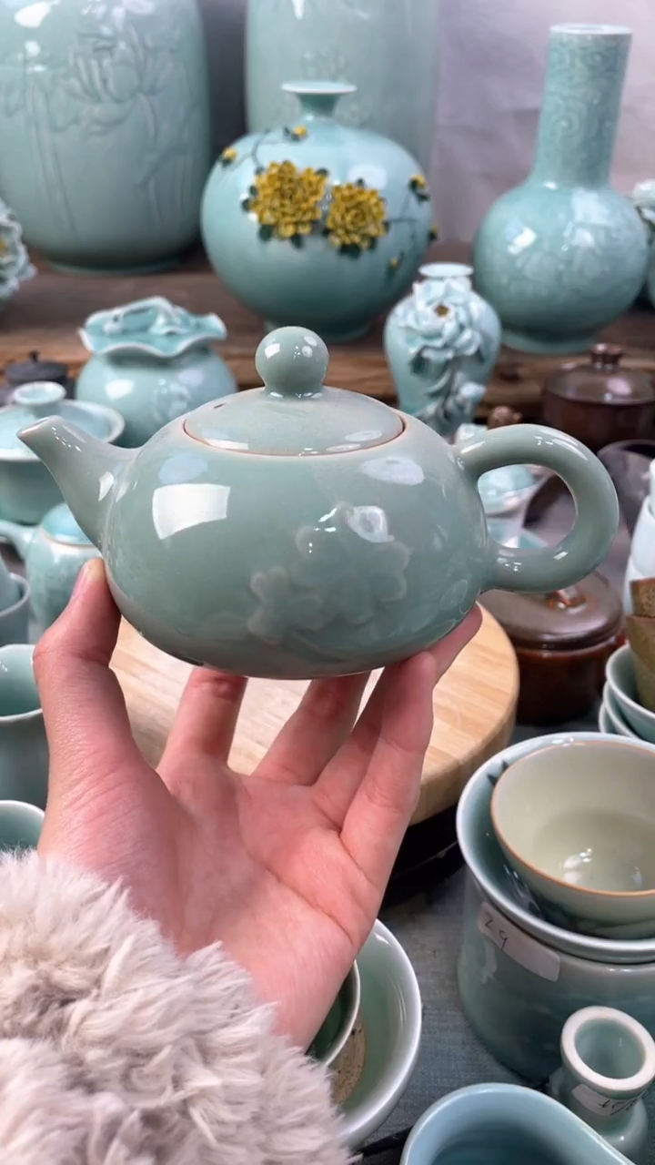 【闪购商品】特价 微瑕 慧仙青瓷