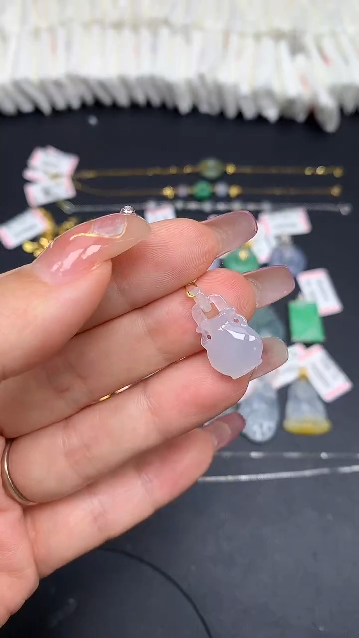 翡翠未镶嵌吊坠(不含链)MS193725