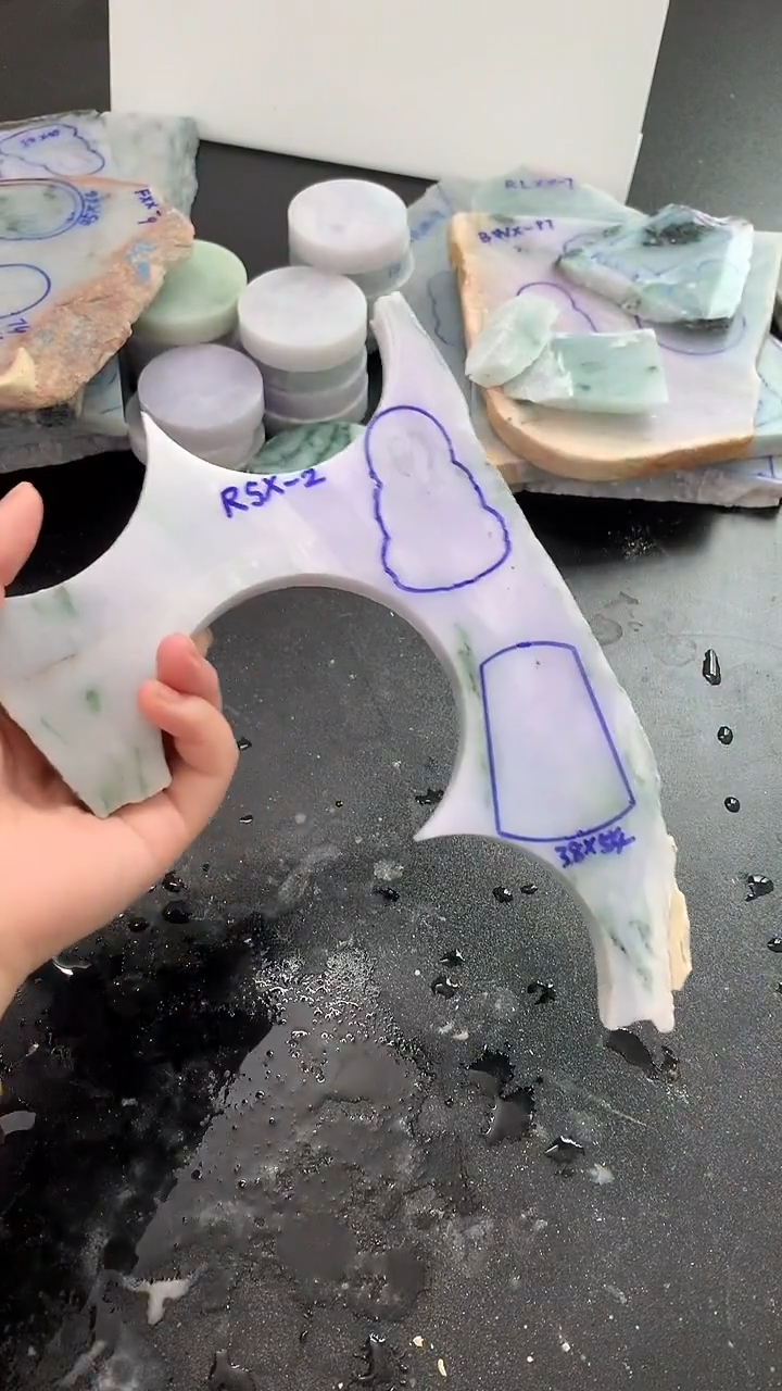 散珠翡翠翡翠玉石