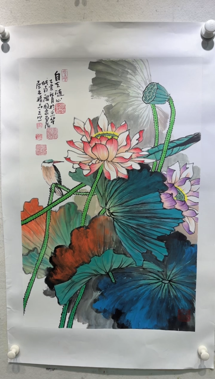 国画师立照老师国画作品