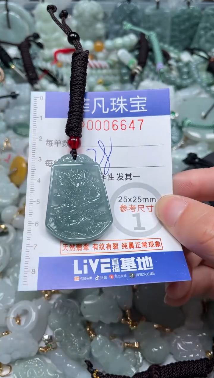 【闪购商品】翡翠颈饰未镶嵌00..6647