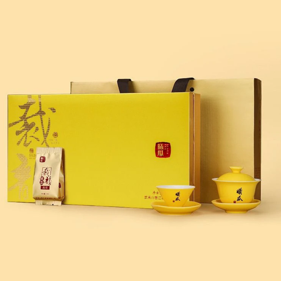 武夷岩茶曦瓜裁韵肉桂240g30泡高档礼盒茶浓香型肉桂扣码配手提袋