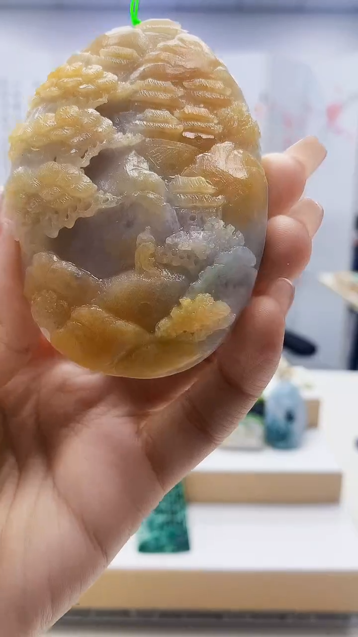 未镶嵌定制翡翠3099ty-毛货挂件21