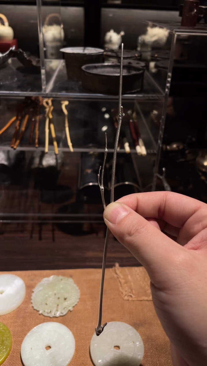 【闪购商品】0纯银竹枝茶拨.........