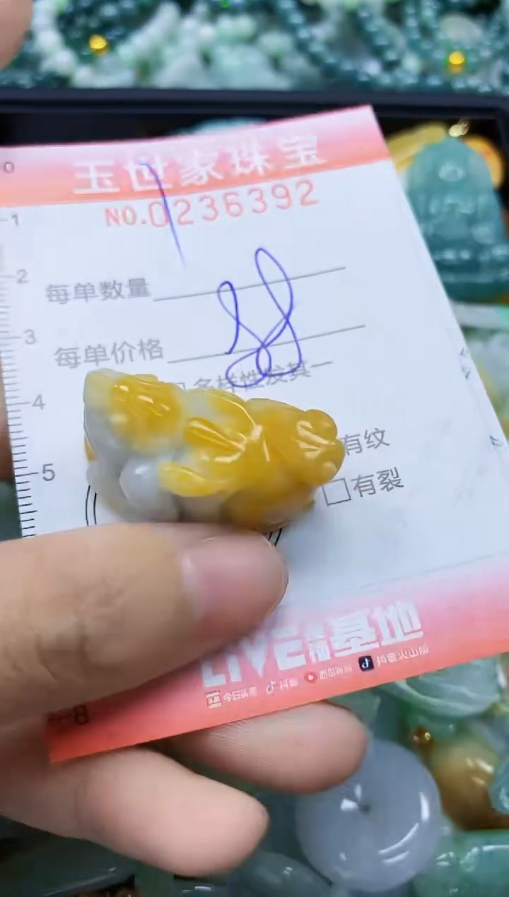 翡翠未镶嵌颈饰闪购0236392