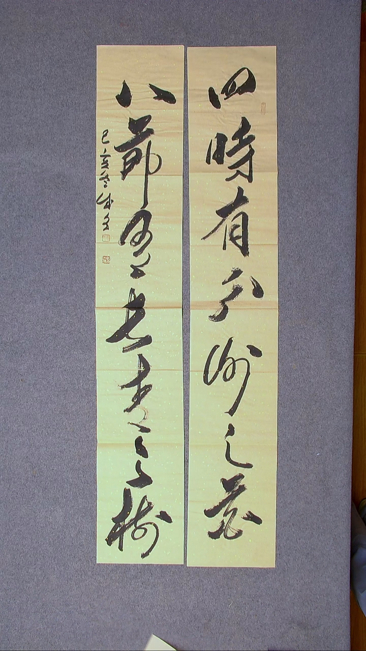 书法苟成文甘肃定西138*23*2（4）
