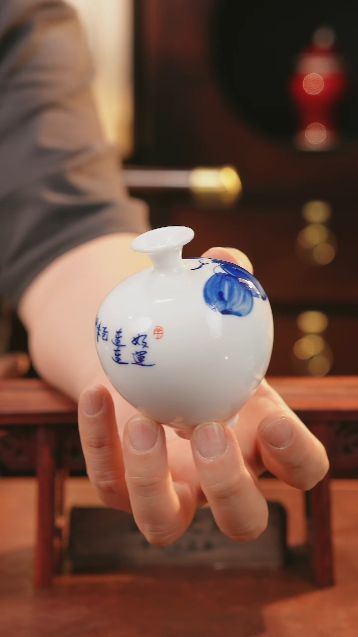 摆件景德镇手工高温陶瓷