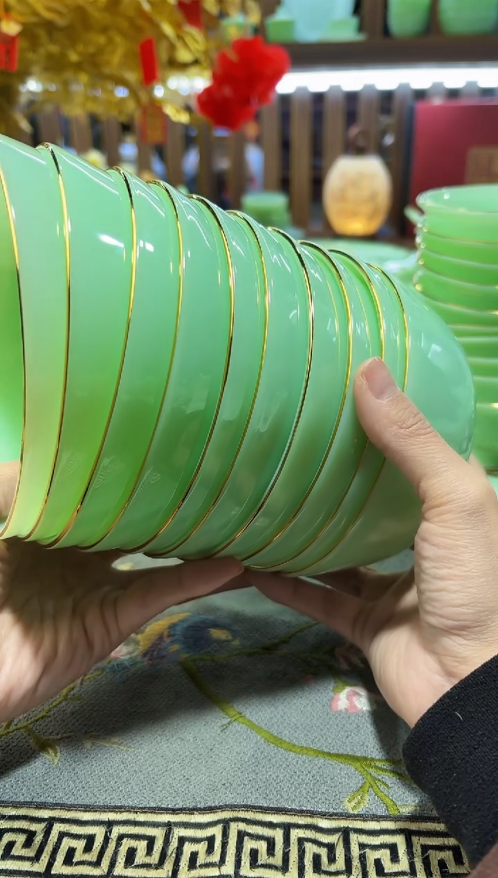 玉瓷 5.5英寸饭碗10个景德镇陶瓷