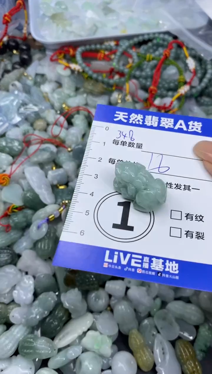 颈饰未镶嵌翡翠天然翡翠A货批量多样性发一件