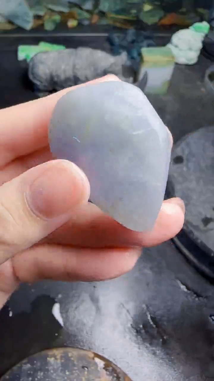 未镶嵌挂件翡翠刀*天然翡翠076