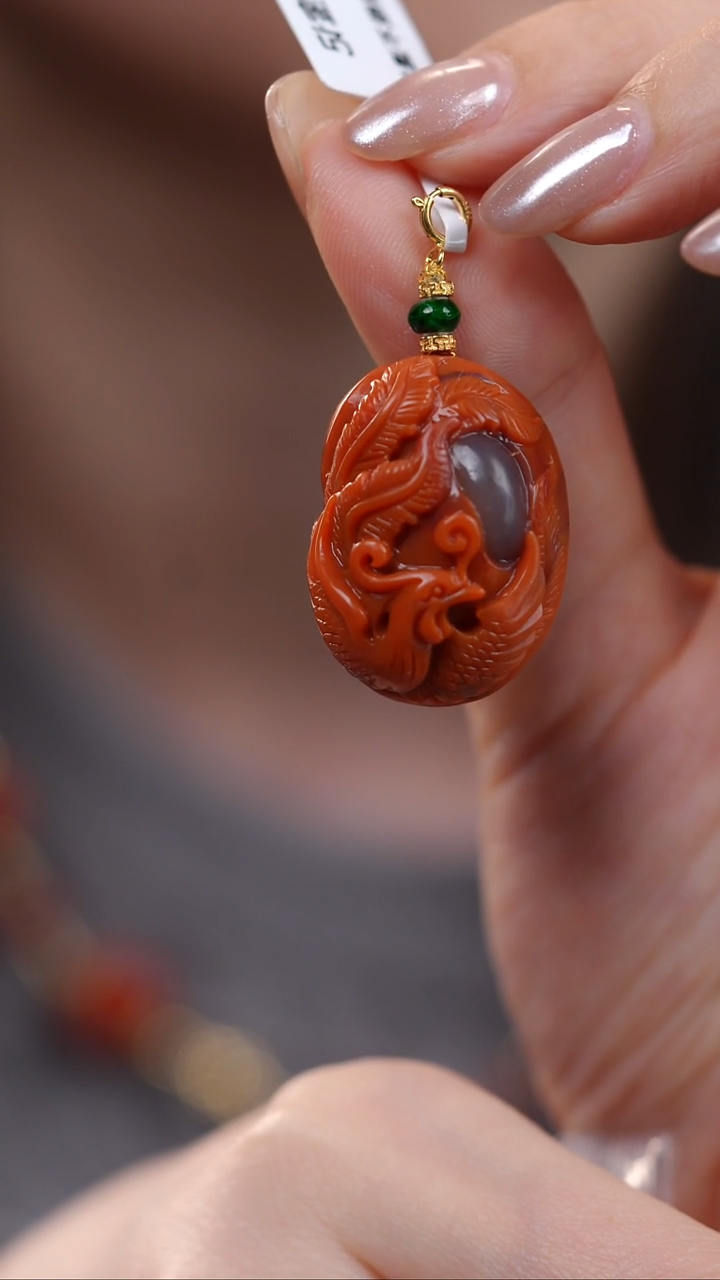 颈饰未镶嵌南红玛瑙35