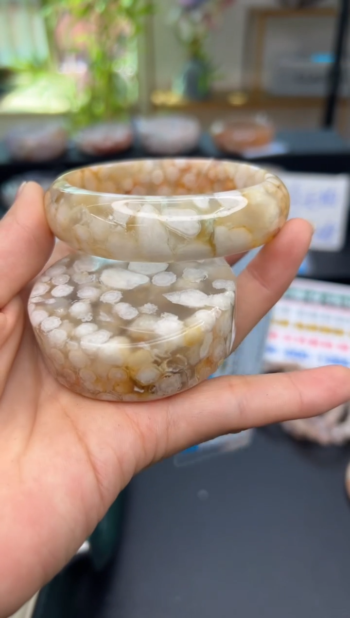 非金属布艺手镯 A琦丽雅樱花手镯58圈口1418