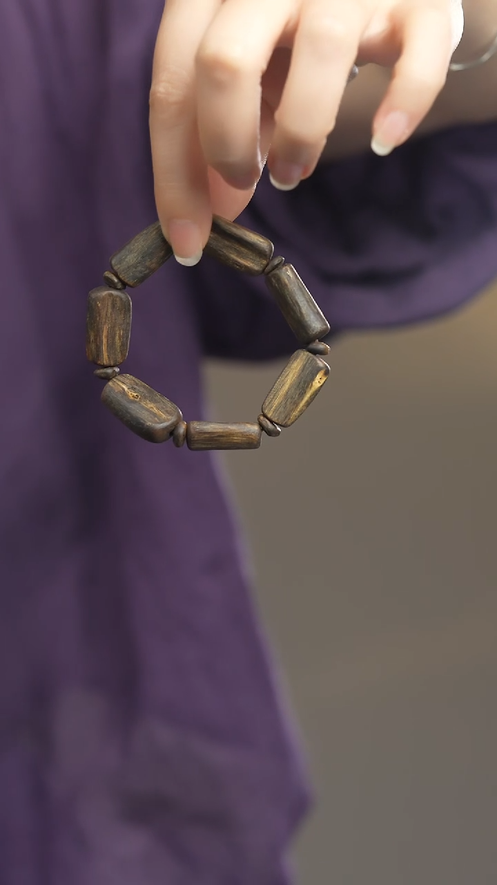 【闪购商品】手串沉香全沉水树心油随型单圈