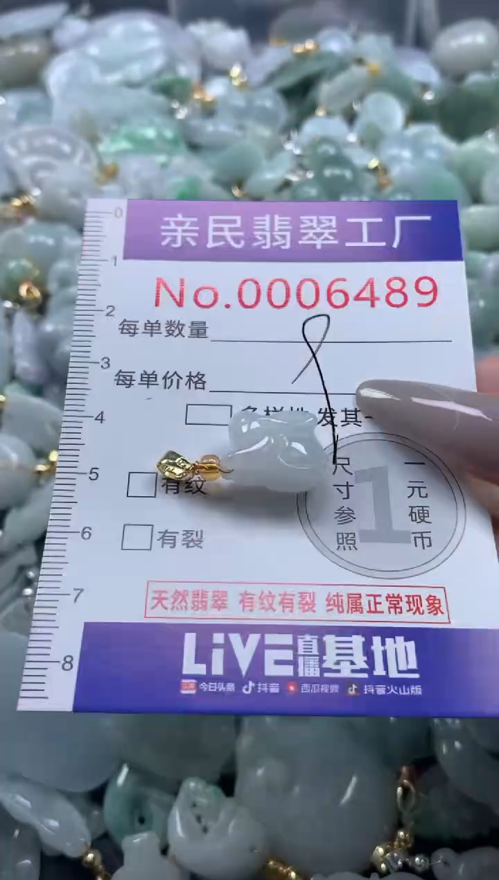 颈饰未镶嵌翡翠6489