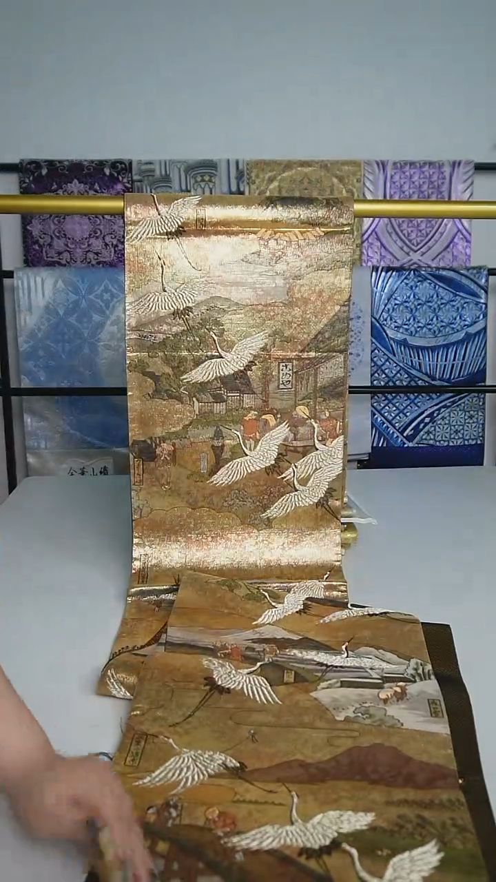 织绣109 单面全通东海道仙鹤特价