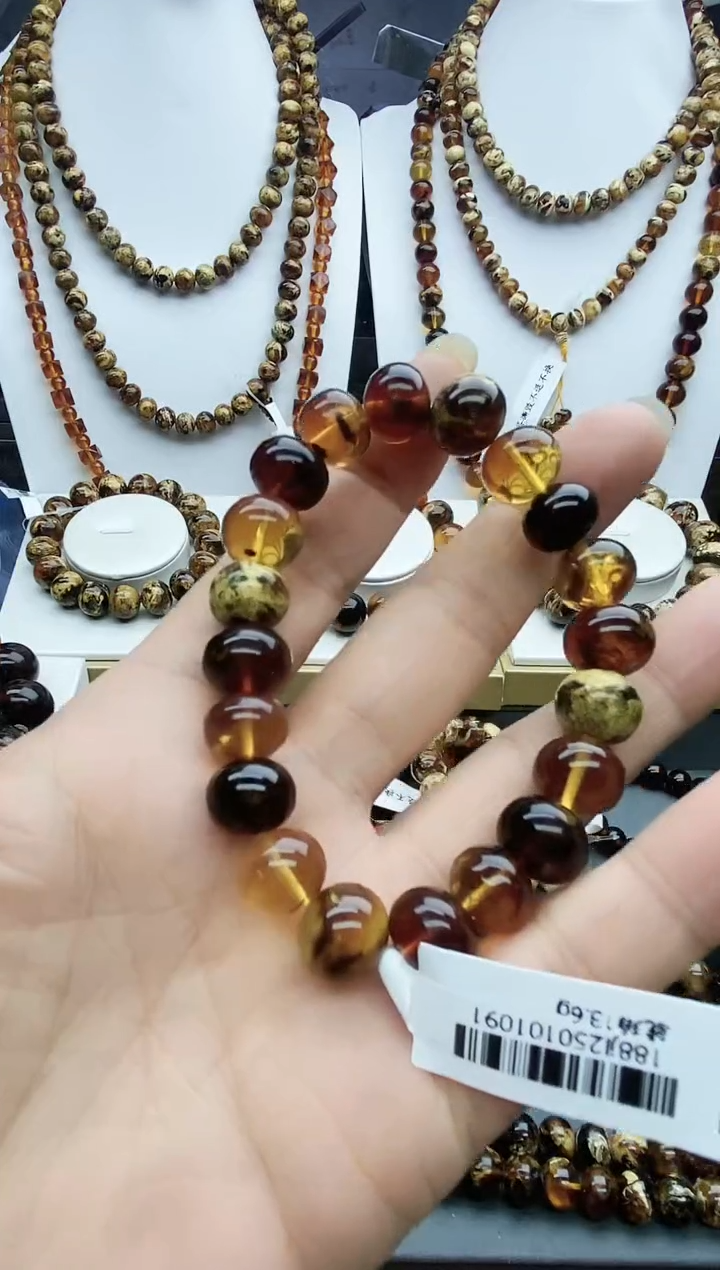 【闪购商品】琥珀手链未镶嵌11琥珀