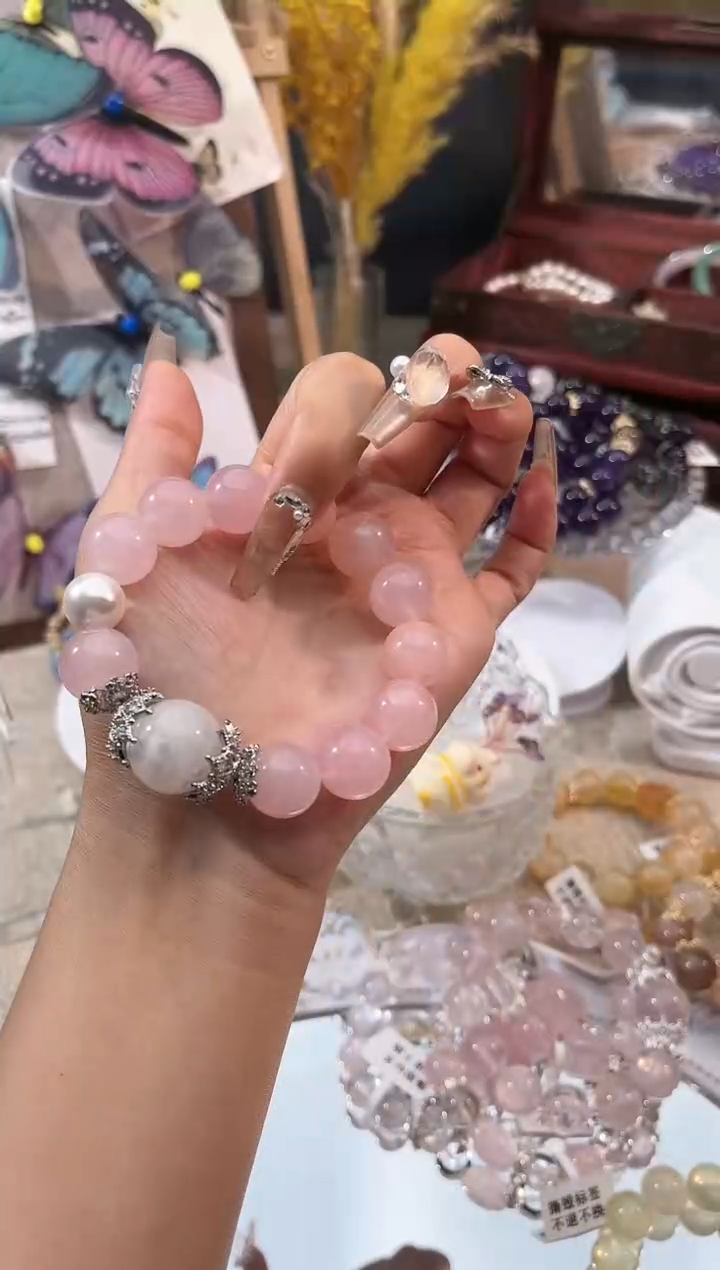 【闪购商品】水晶手链未镶嵌多样性发货颜色微差发其一 