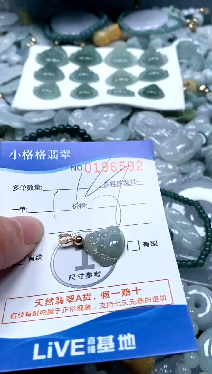 【闪购商品】翡翠颈饰未镶嵌闪购商品0196592