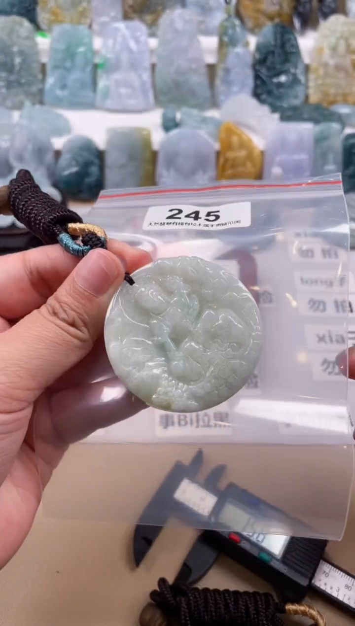 【闪购商品】翡翠颈饰未镶嵌天然缅甸A货翡翠245