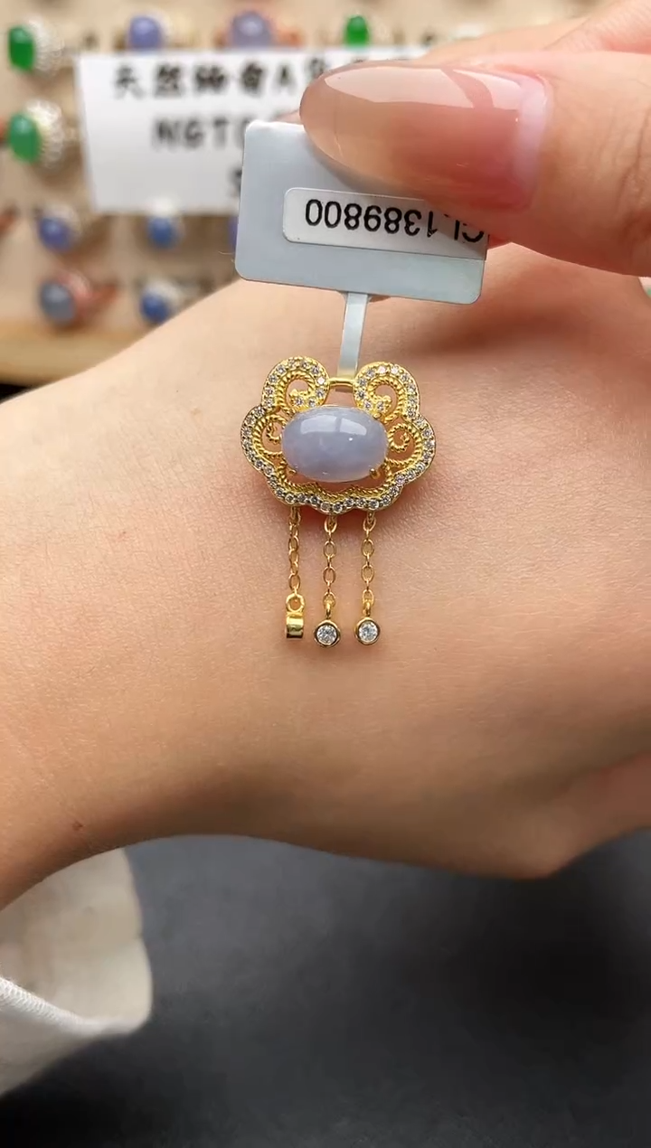 未镶嵌戒指翡翠一物一证一礼盒