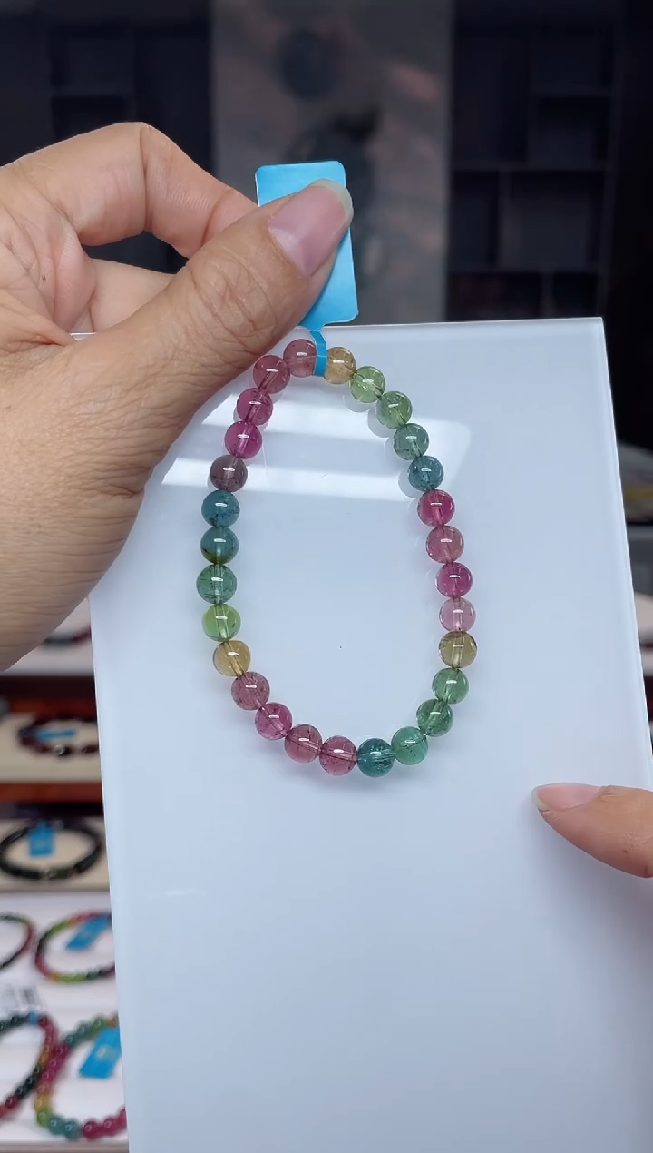 【闪购商品】碧玺单圈手串未镶嵌（多样性发一条）Q