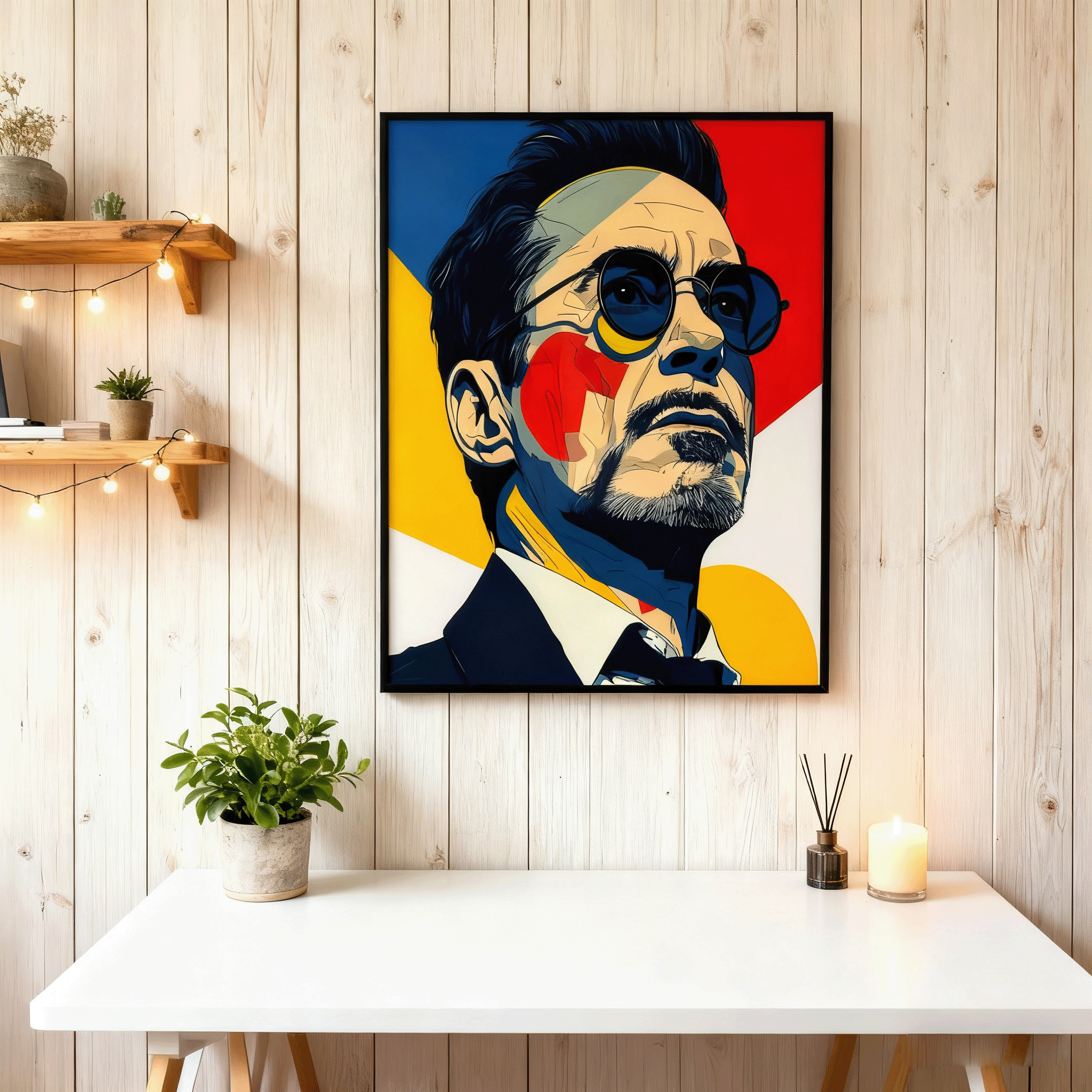 钢铁侠装饰画卧室酒店装饰房间电竞房动漫装饰画