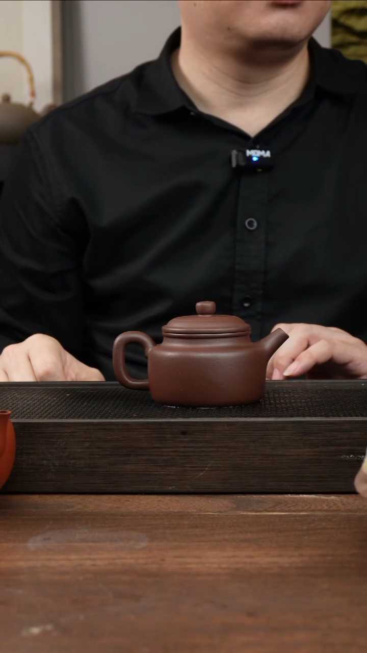 茶杯紫砂紫泥德钟     190CC  