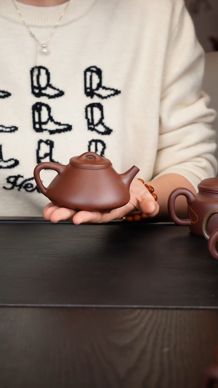 【闪购商品】微瑕原矿红皮龙子冶石瓢180cc