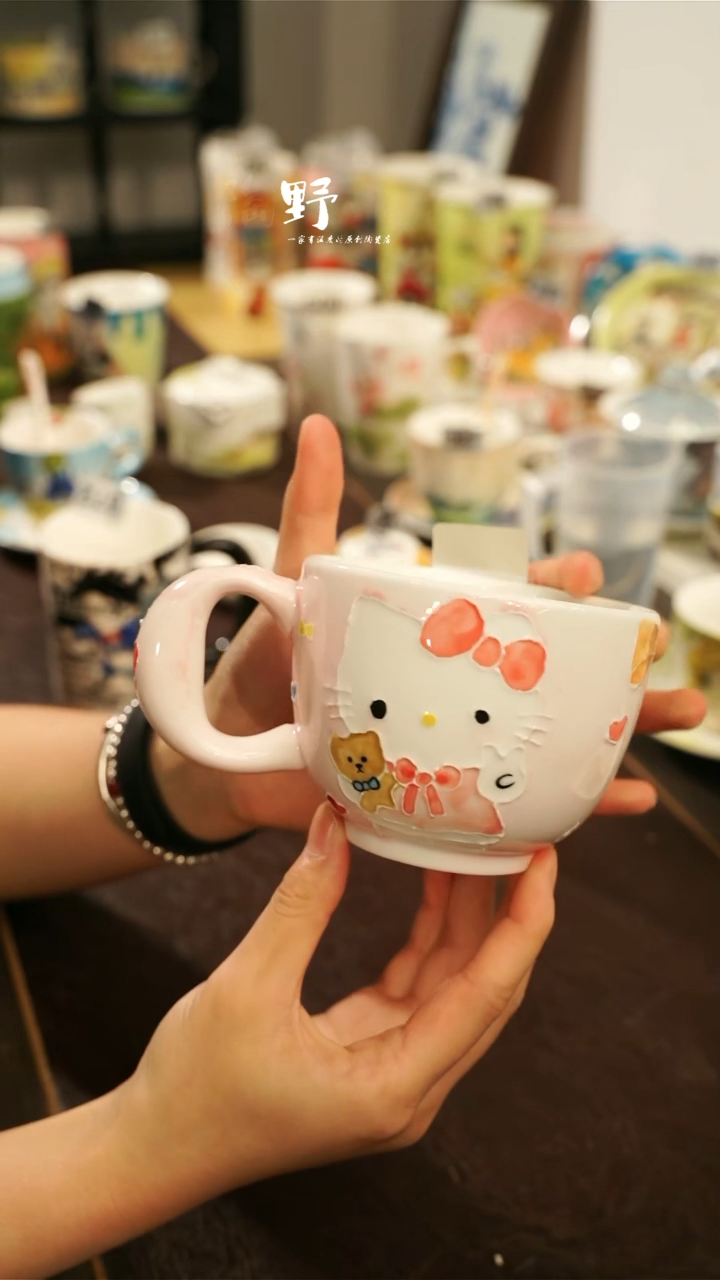棒*糖景德镇高温釉下彩纯手工手绘284