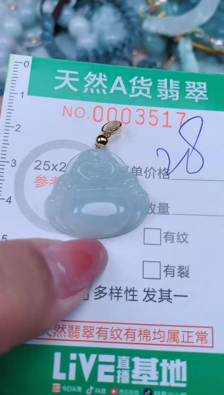 【闪购商品】翡翠颈饰未镶嵌.0003517