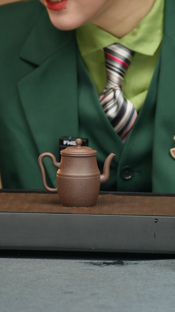 【闪购商品】紫砂茶壶五堂 耳把高执壶-荆溪惠孟臣制