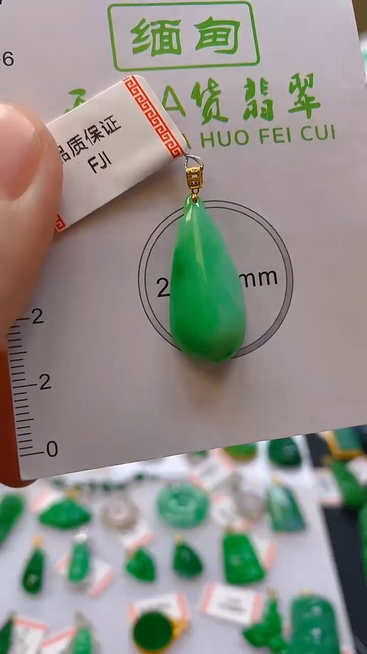 【闪购商品】翡翠颈饰18K金镶嵌新号开播，全场乱卖