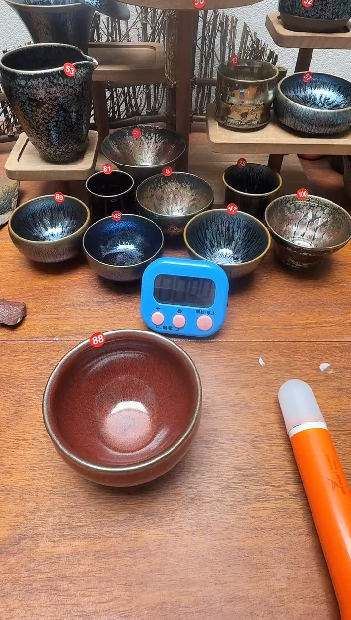 茶盏王**吻88号建盏工匠茶器