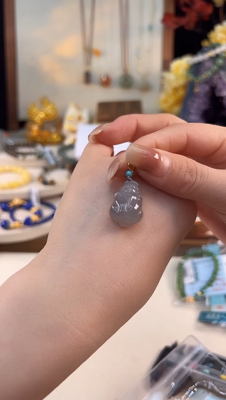 颈饰和田玉未镶嵌@@B921D015874