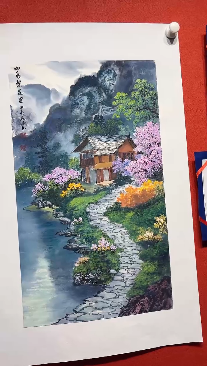 国画秦燕格国画手绘作品Y3