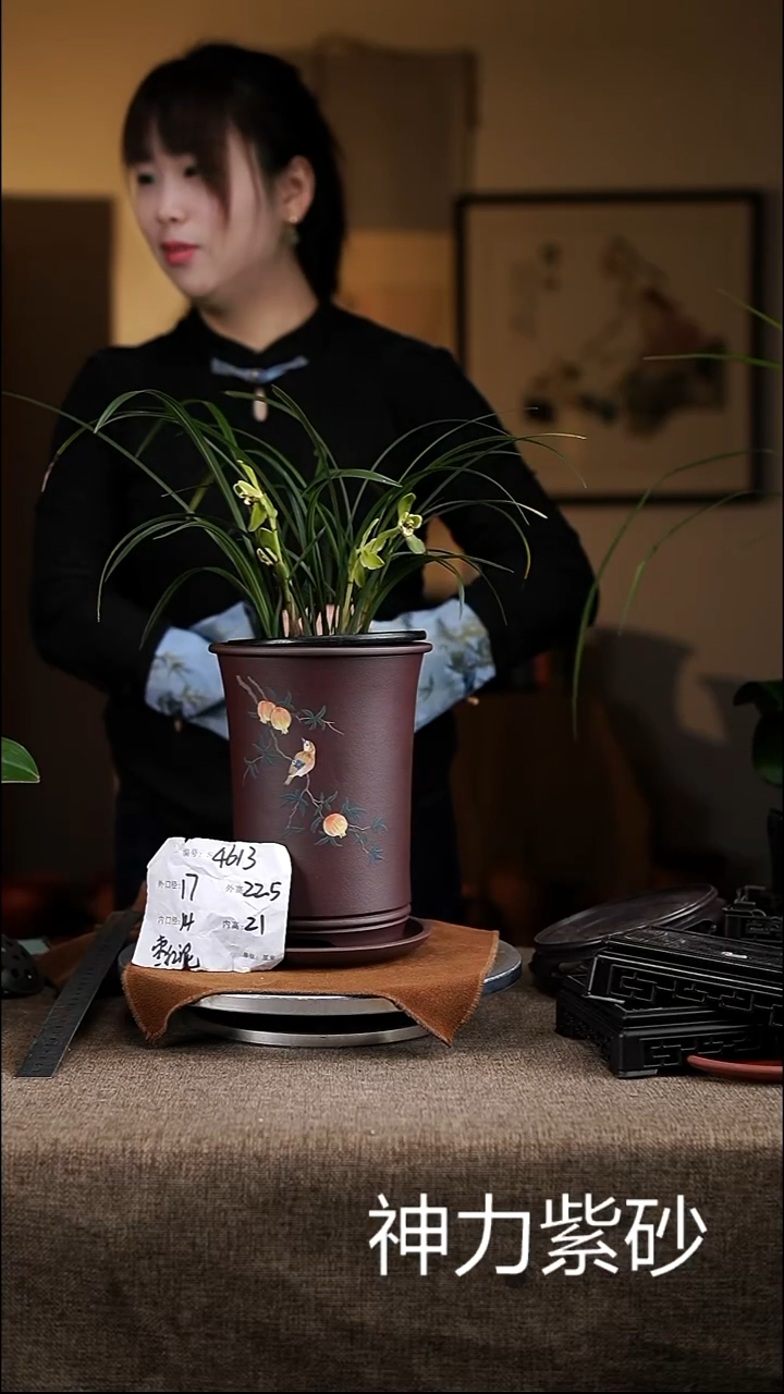 【闪购商品】紫砂花盆紫砂花盆4613+z