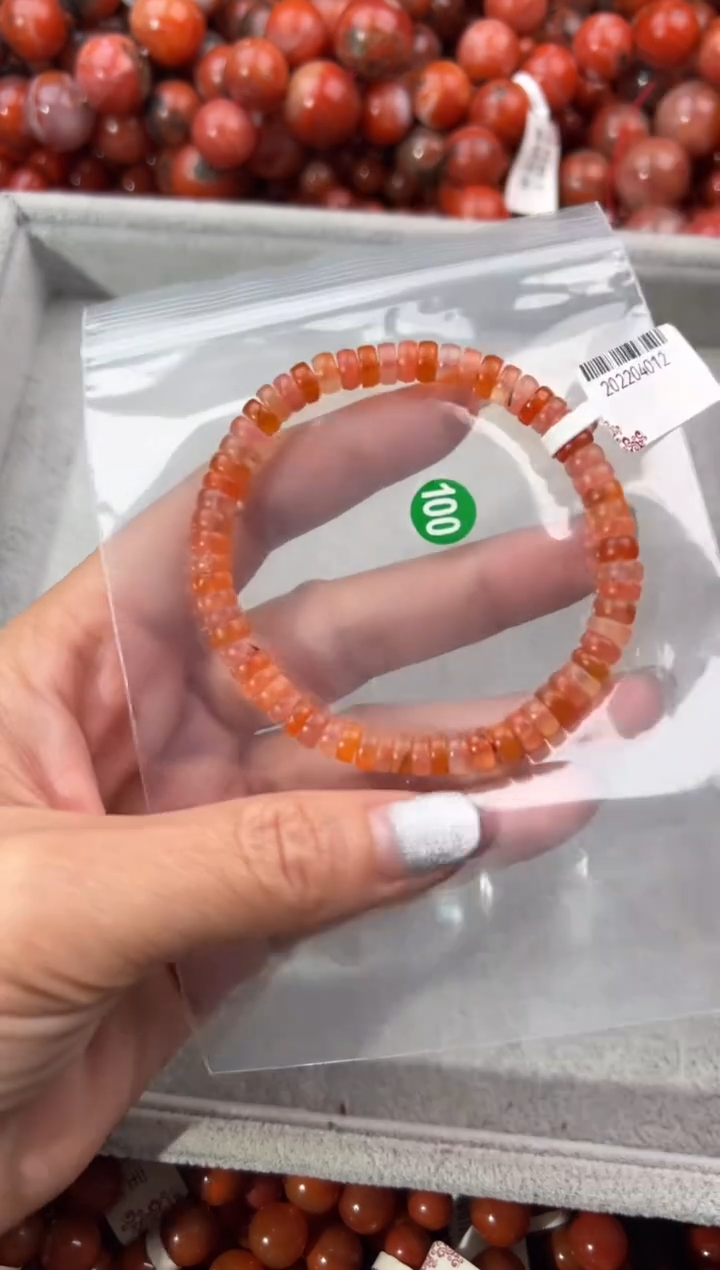 未镶嵌手串南红玛瑙6+