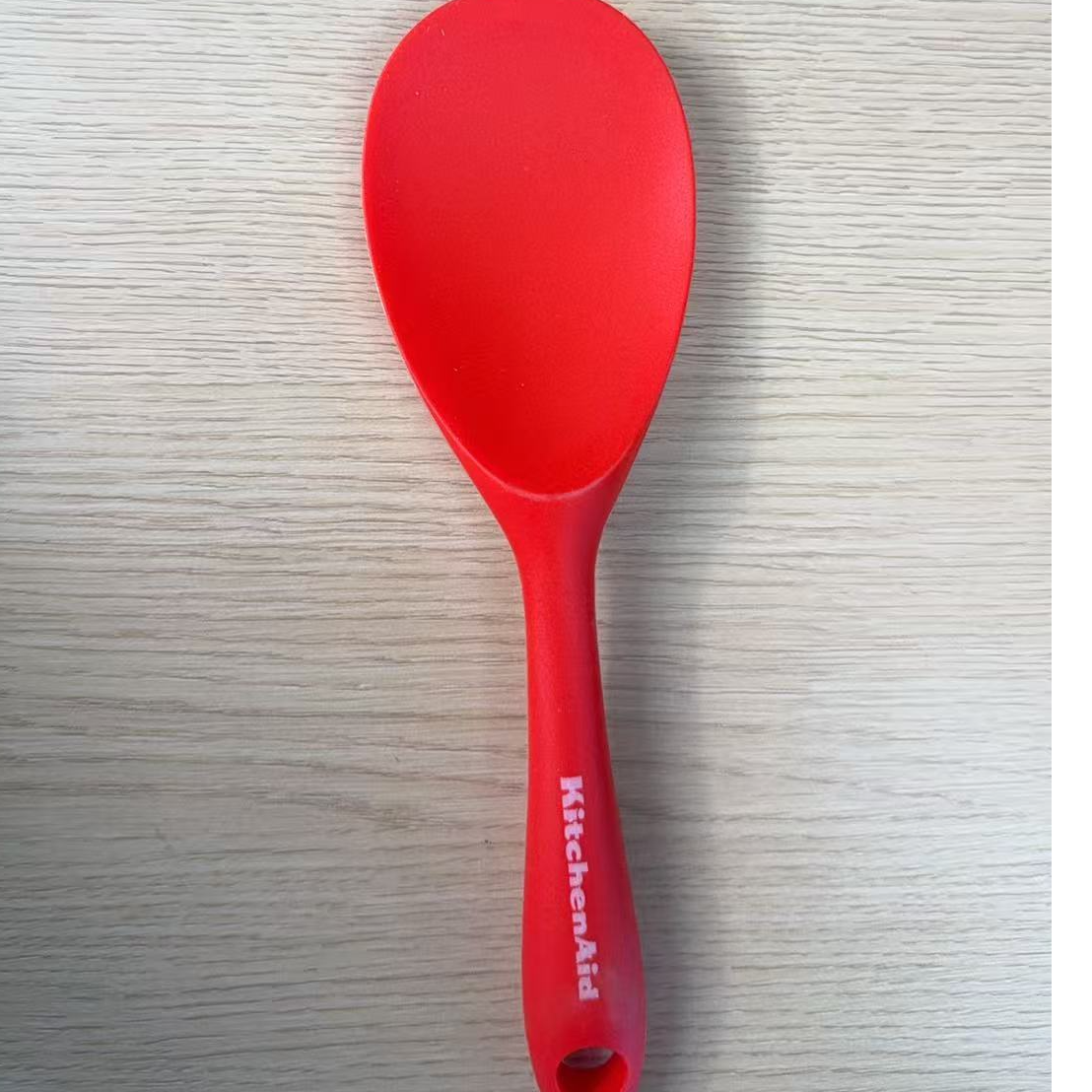 k家红色硅胶饭铲饭勺