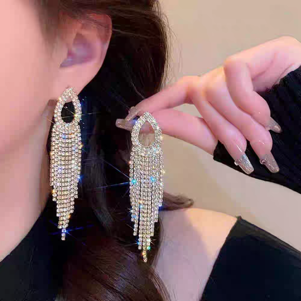 铜合金耳饰 【N25】2025爆款气质轻奢百搭简约精致网红设计师耳环