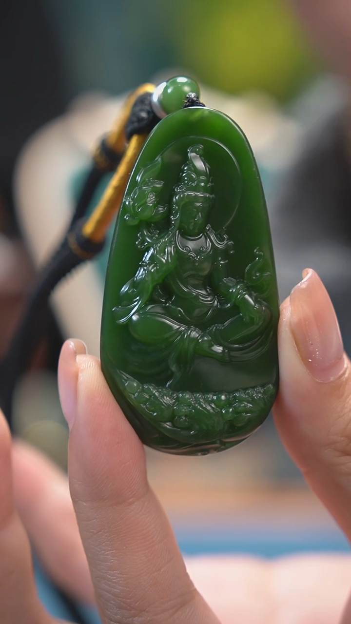 【闪购商品】和田玉吊坠(不含链)未镶嵌观音