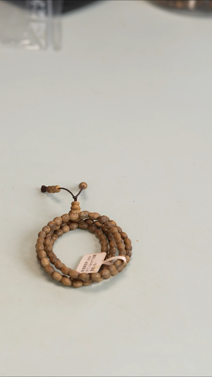 沉香手串柬埔寨菩萨4.8mm长串 7g+