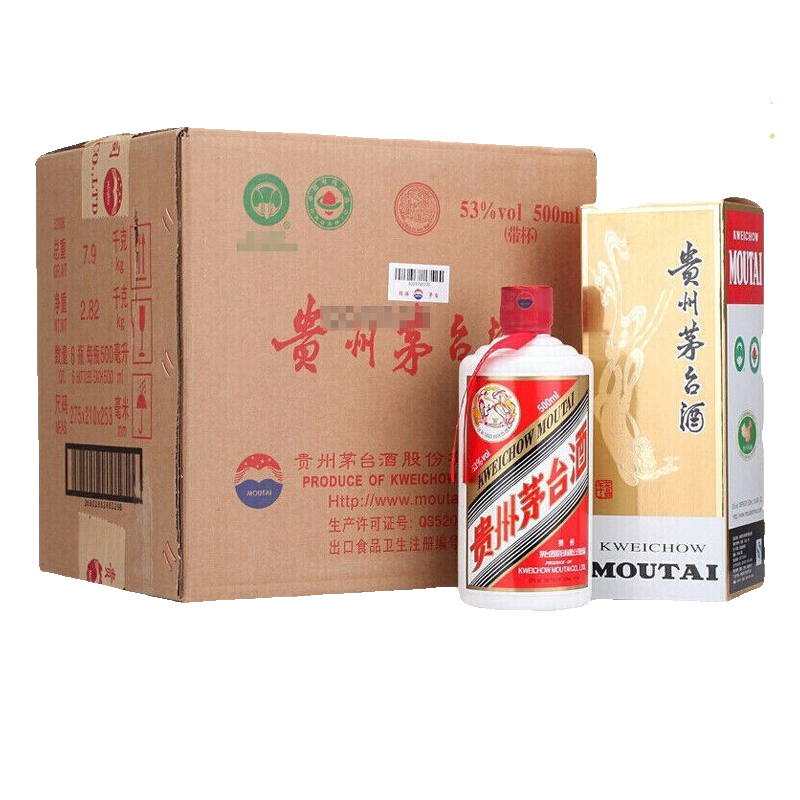 KWEICHOW MOUTAI/贵州茅台2011年飞天茅台酒整箱53度500ml