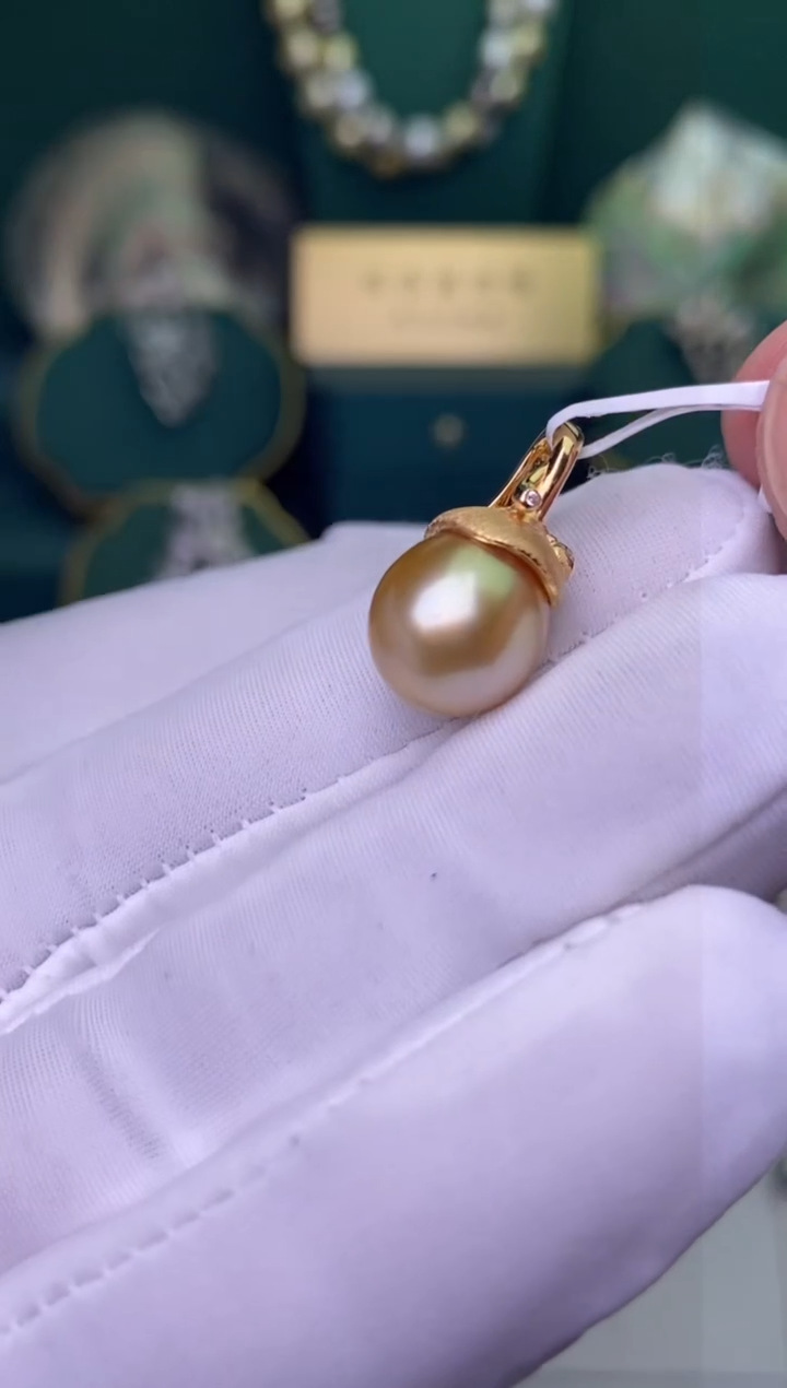 【闪购商品】海水珍珠颈饰银S925镶嵌11-12