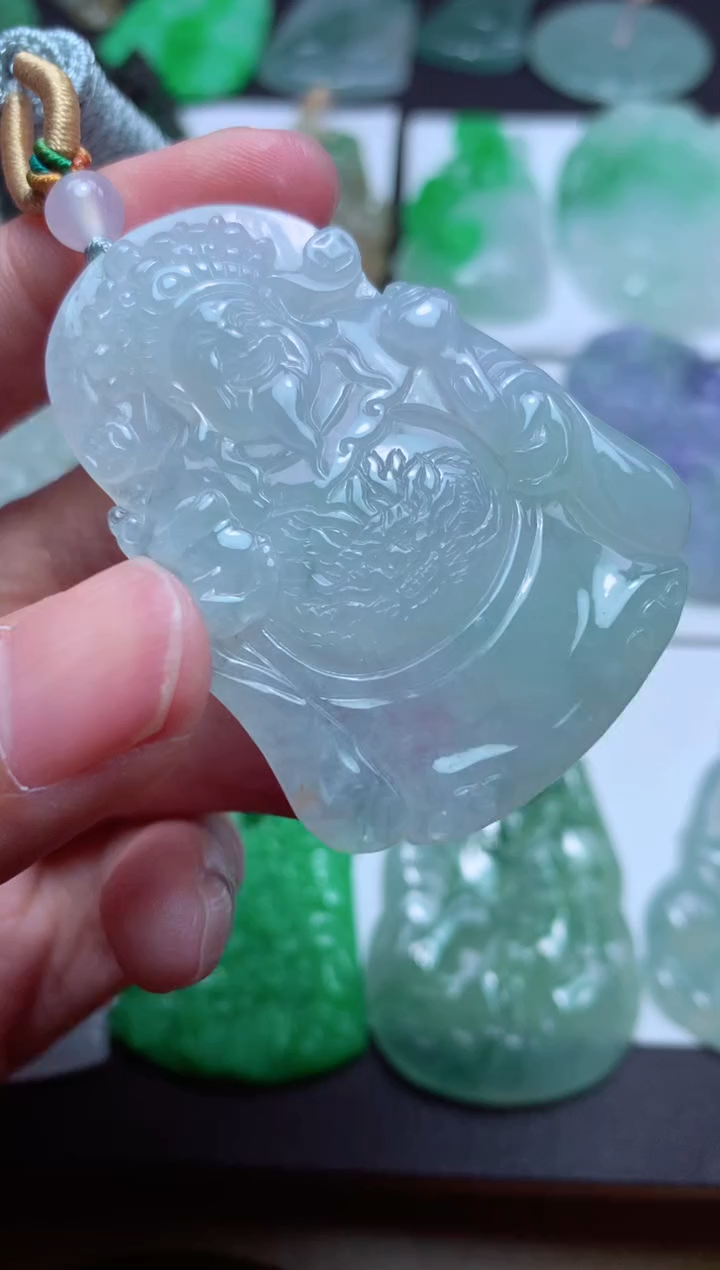 翡翠未镶嵌颈饰天然翡翠