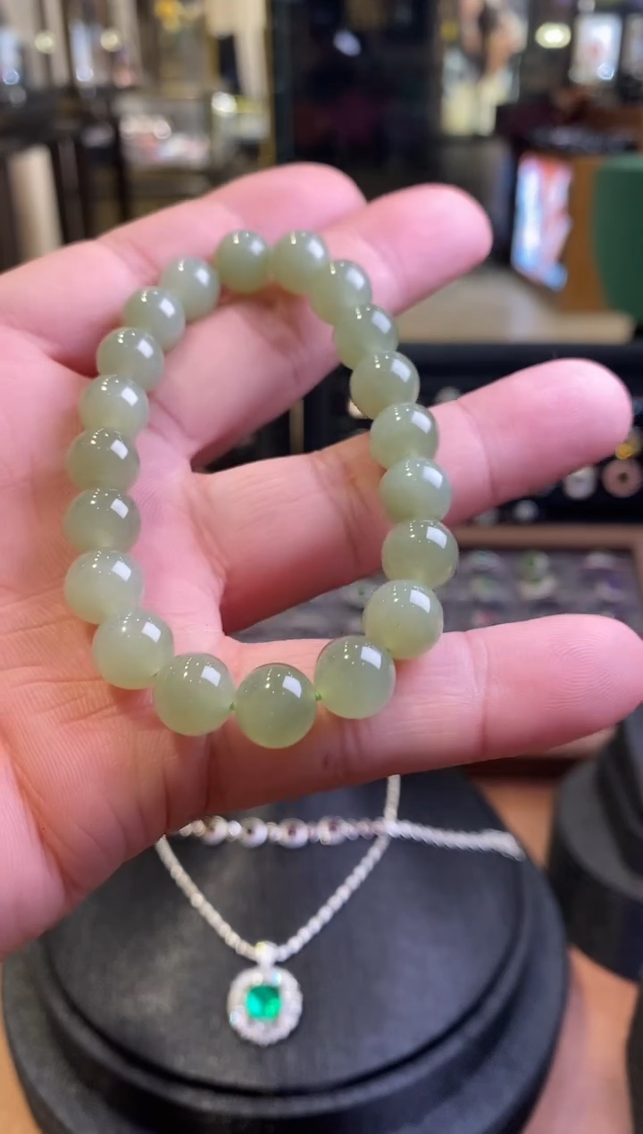 【闪购商品】和田玉手链未镶嵌亏米福利11