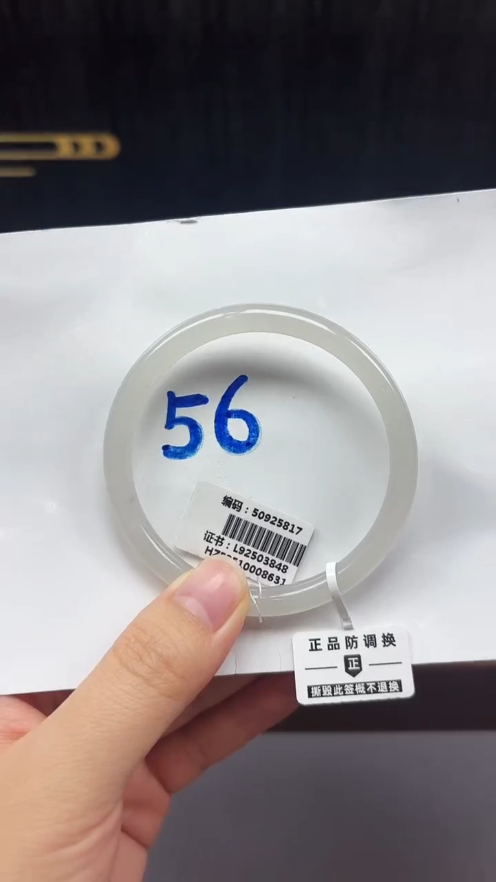 未镶嵌手镯和田玉5817