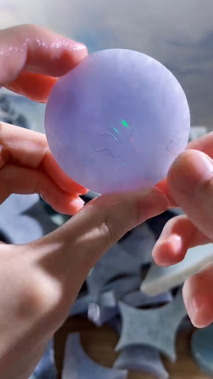 翡翠裸石缅甸翡翠A货文618