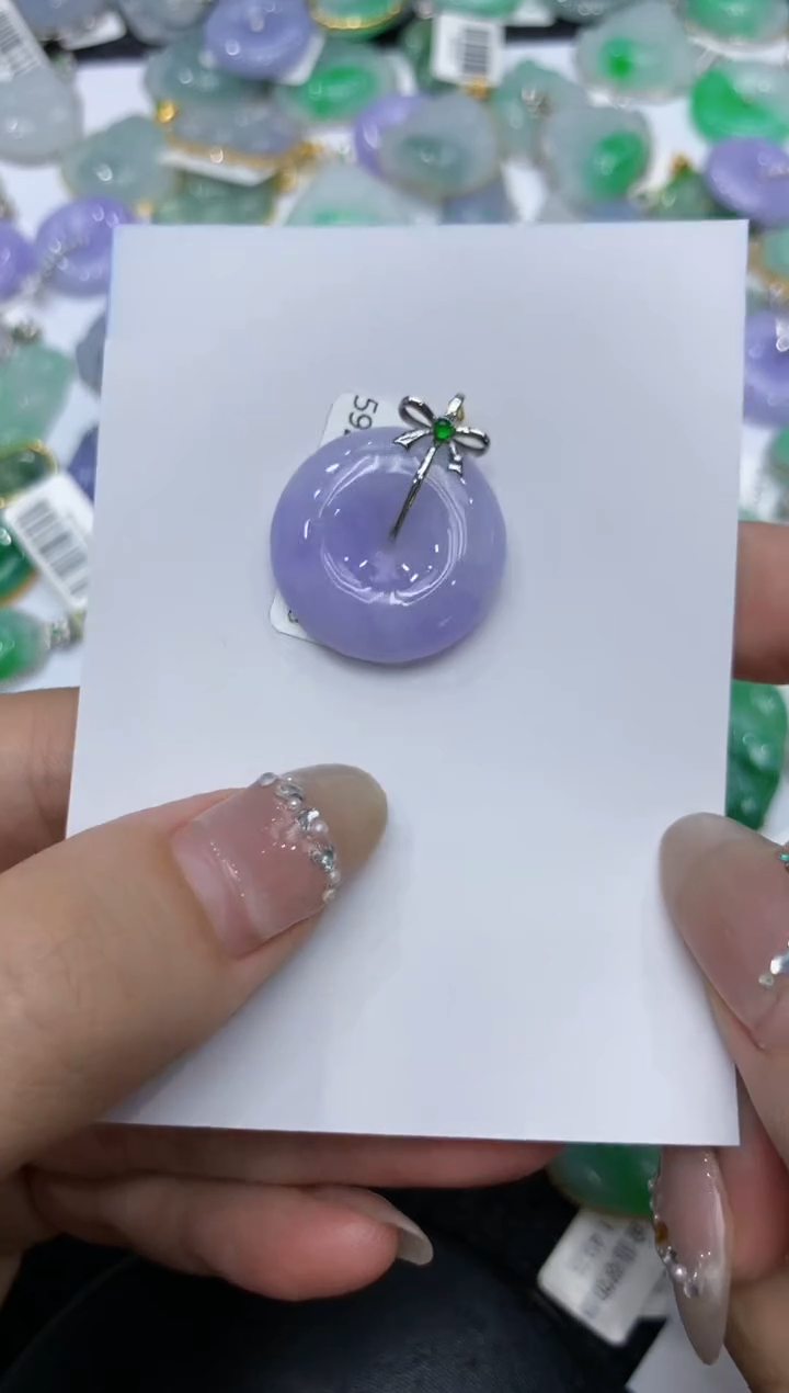 【闪购商品】翡翠颈饰18K金镶嵌222222222