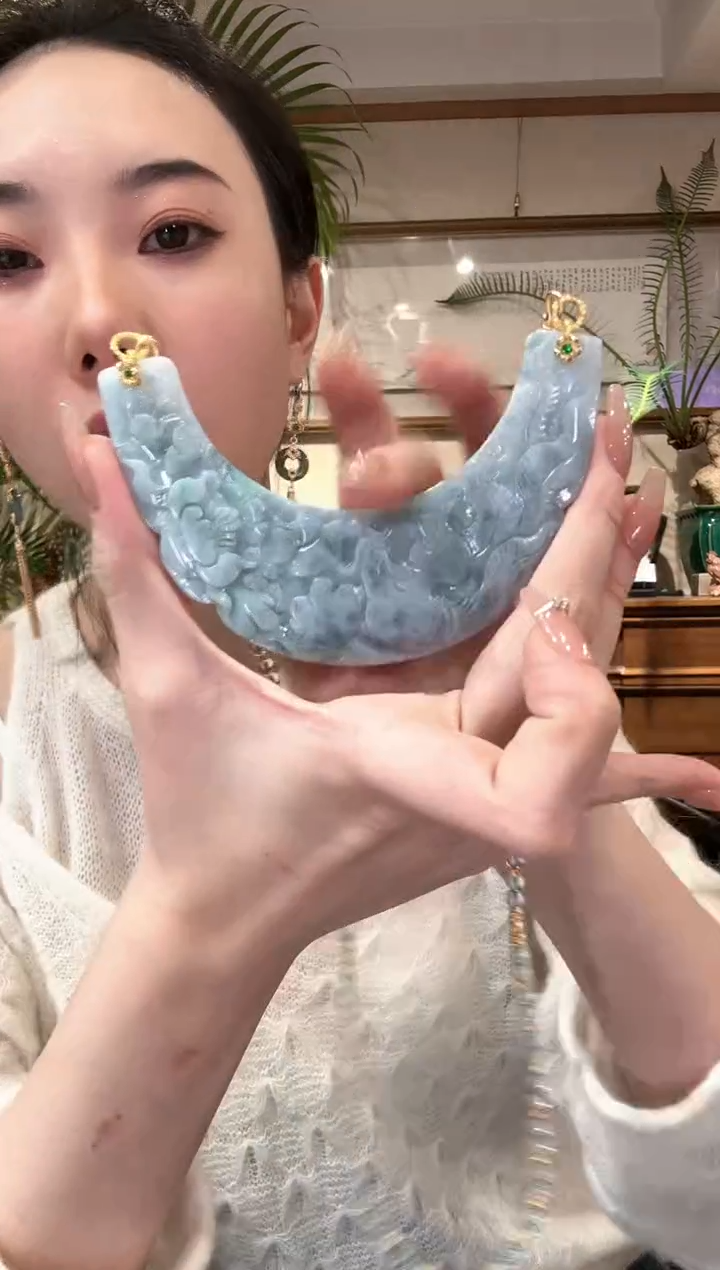 【闪购商品】翡翠颈饰未镶嵌国风